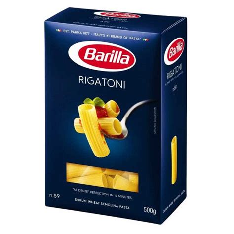 Купить Макароны Barilla Ригатони №89, 500г - Магазин Пармезан