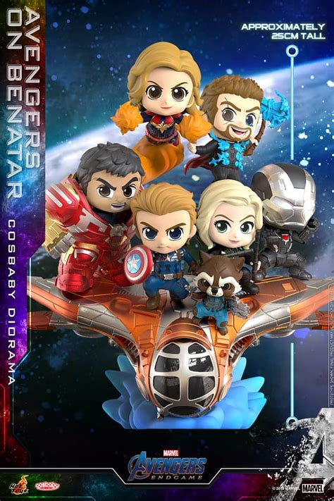 Hot Toys Reveals Intergalactic Avengers Endgame Cosbaby Diorama