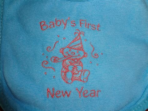 Crafting With Nana Babys First Embroidered Bibs