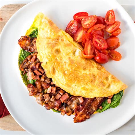 Tim Tebows Bacon Spinach Keto Omelette Ketologic