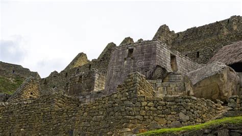 Templo Do Sol Em Machu Picchu Cusco Peru Imagem De Stock Imagem De