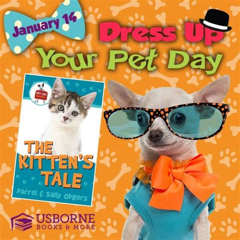 Happy National Dress Up Your Pet Day Farmyard Books Brand Partner