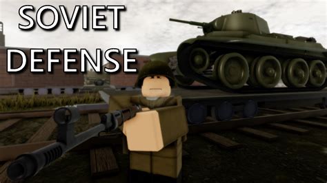 SOVIET DEFENSE In Roblox Frontline Karelia 40 44 YouTube