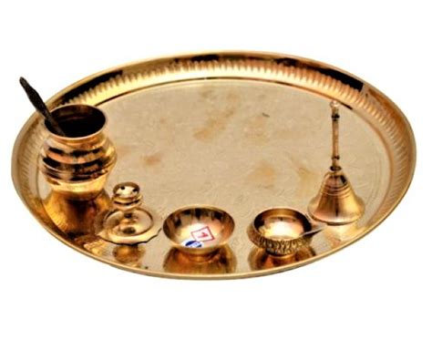 Brass Pooja Thalis In Jaipur पीतल की पूजा थाली जयपुर Rajasthan Get Latest Price From