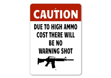Funny Gun Warning Signs