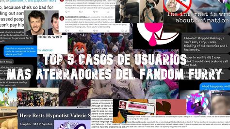 Top 5 Casos De Usuarios Mas Aterradores Del Fandom Furry YouTube