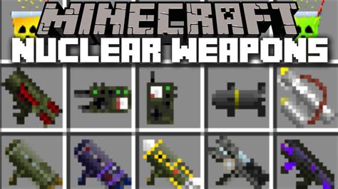 Minecraft Nuclear Weapons Mod Fight And Survive The Nuclear Attack Minecraft Youtube