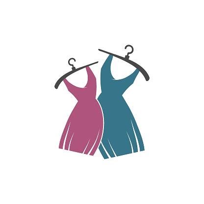 Clothes Shop Fashion Logo Vector Stock Illustration - Download Image ...