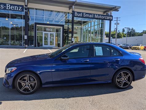 Certified Pre Owned 2018 Mercedes Benz C 300 C 300 In Brilliant Blue