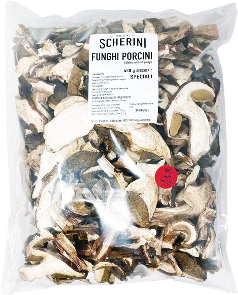 Scherini Valtellina PREGIATI Funghi Porcini Secchi 450g SPECIALI