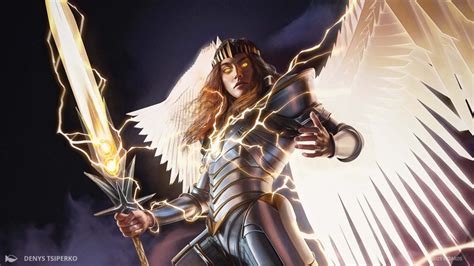 Archangel Elspeth Variant MtG Art From March Of The Machine Set By