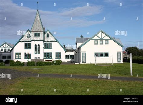 Architecture In Reykjavik Iceland White Buildings Nordic