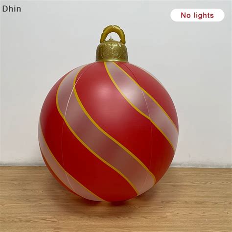 Dhin Cm Outdoor Christmas Inflatable Decorative Ball Pvc Giant Big