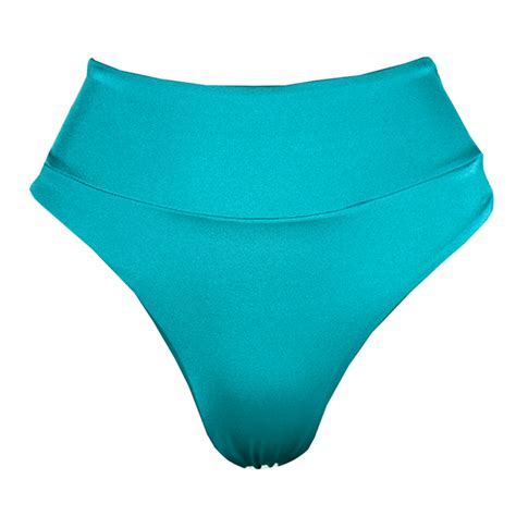 Ψηλόμεσο μαγιό slip Rock Club Brazil Γαλάζιο Mix and Match lingerie shop gr
