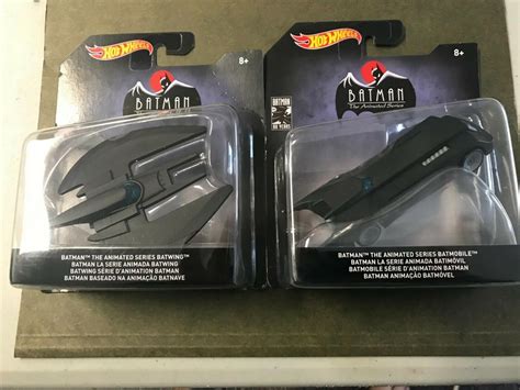 Hot Wheels Batman Animated Series Batwing Batmobile Lot Of Two