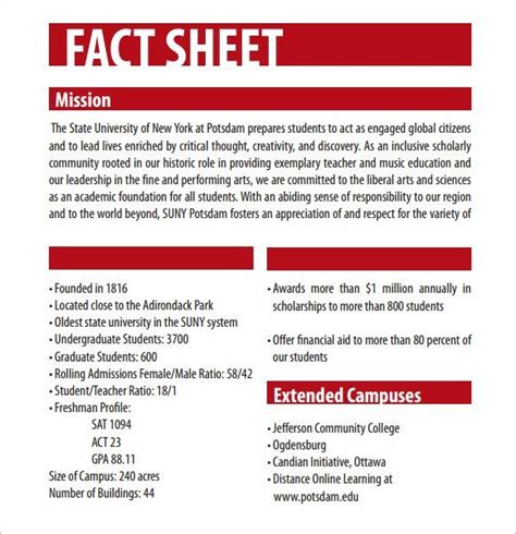 Fact Sheet And Profile