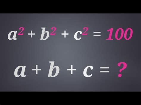 Useful Idea For These Types Of Problems Preparation UKMT Junior Senior