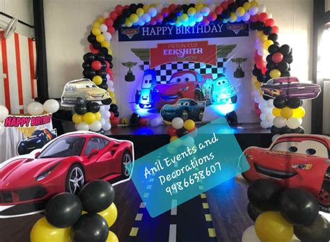 Car Theme Birthday Decoration Anil Events Bangalore