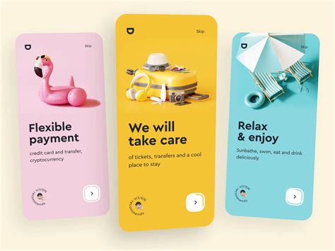 Travel App Onboarding Screens By Bogdan Nikitin For Nixtio On Dribbble