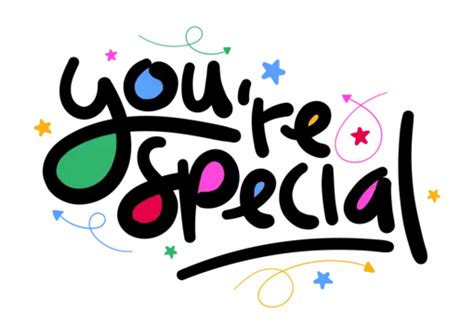 You Are Special Text Handwriting Vector You Are Special Png And