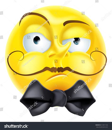 Vektor Stok Snooty Arrogant Condescending Looking Emoji Emoticon Tanpa