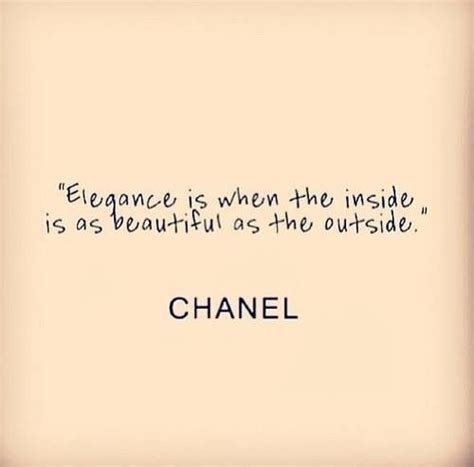 Chanel quote