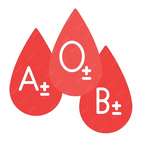 Premium Vector Blood Types Vector Illustration