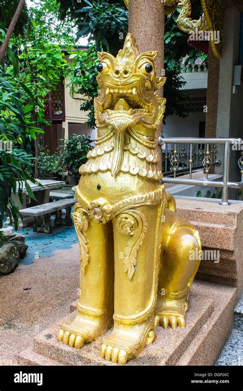 Thai Lion Statue Hi Res Stock Photography And Images Alamy