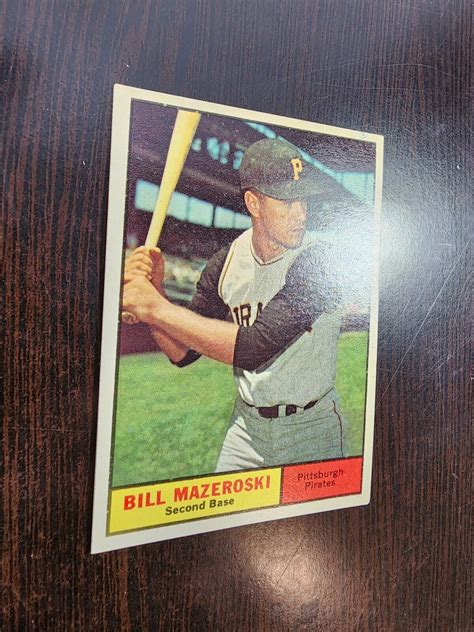 Topps Bill Mazeroski Vintage Rare Card Hof Star Sp Pittsburgh