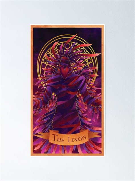 Scp 2521 The Lovers Card Poster For Sale By Cazuhira Redbubble