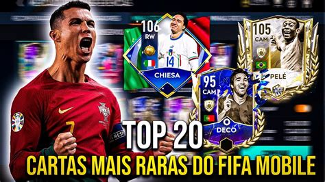 Top Cartas Mais Raras Do Fifa Mobile Fifa Mobile Youtube