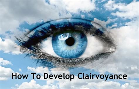 How To Develop Clairvoyance Intuitive Journal