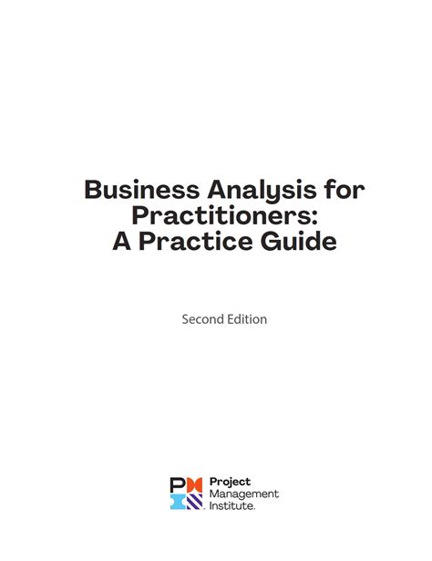 Business Analysis For Practitioners A Practice Guide 2nd Edition