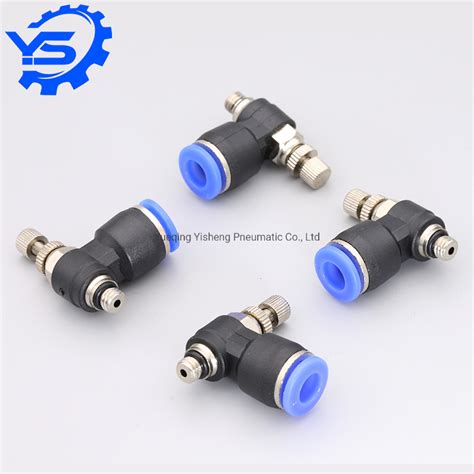 SL Series G Thread Male Fitting Throttle Valve Flow Controller