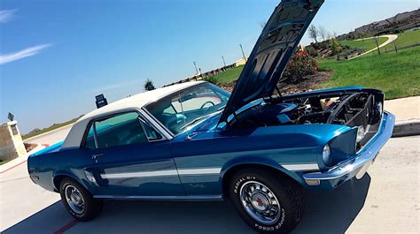 Blue On Blue 1968 Ford Mustang Gt Is A True California Special