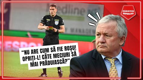 Porumboiu Discurs Furibund Despre Arbitrajul Lui Istvan Kovacs Din Cfr