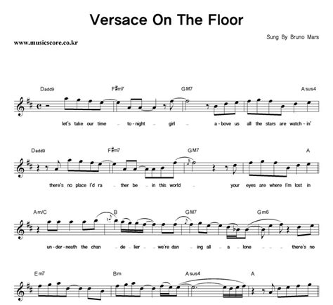 Bruno Mars Versace On The Floor