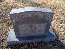 Huston Henry Tickle M Morial Find A Grave