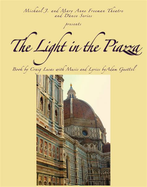 Samford to Present 'The Light in the Piazza' Musical Feb. 27-March 2