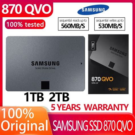 HD SSD Samsung QVO 870 SATA III 2 5 QLC 2TB 1TB 500GB NAND Unidad De