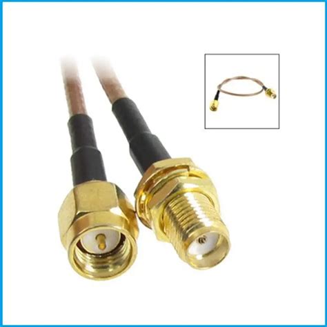 12 4 SMA Plugue macho para fêmea SMA Jack RF Coaxial Coaxial Cabo