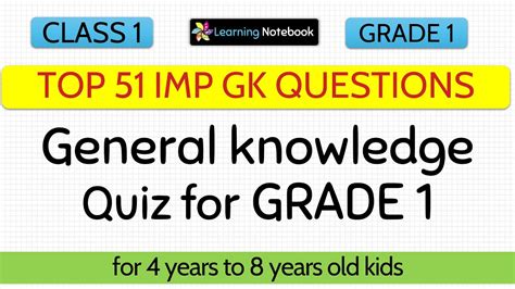 Class 1 Gk Questions Gk Quiz Cbse Gk Quiz Icse General Knowledge