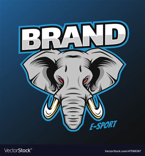 Elephant Sport Logo Royalty Free Vector Image VectorStock