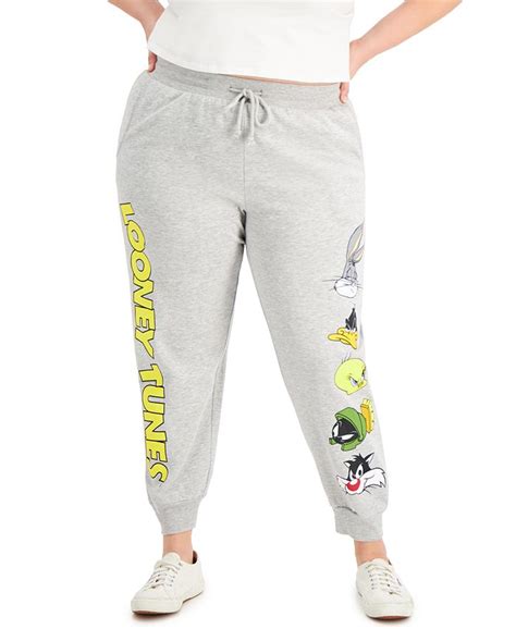 Freeze 24 7 Trendy Plus Size Looney Tunes Joggers Macys