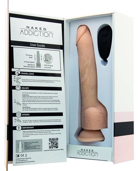 Vibrator Thrusting Dong Naked Addiction Natural Dds