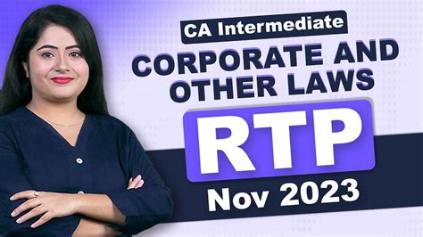 CA Inter Nov 23 RTP Corporate And Other Laws Detailed