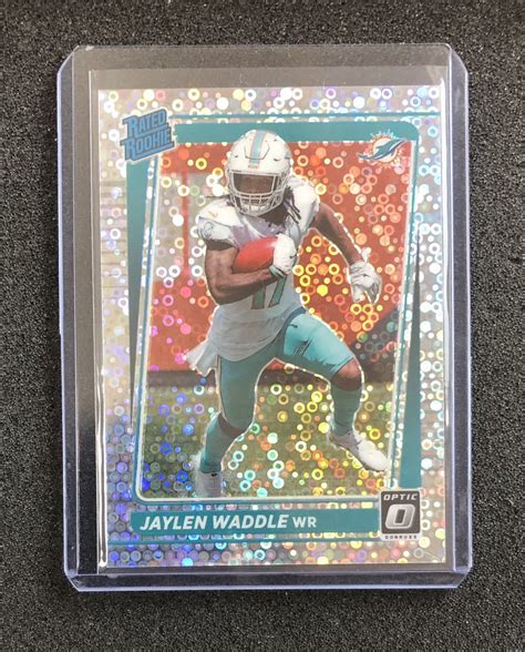 Yahoo Panini Donruss Optic Jaylen Waddle Rc Si