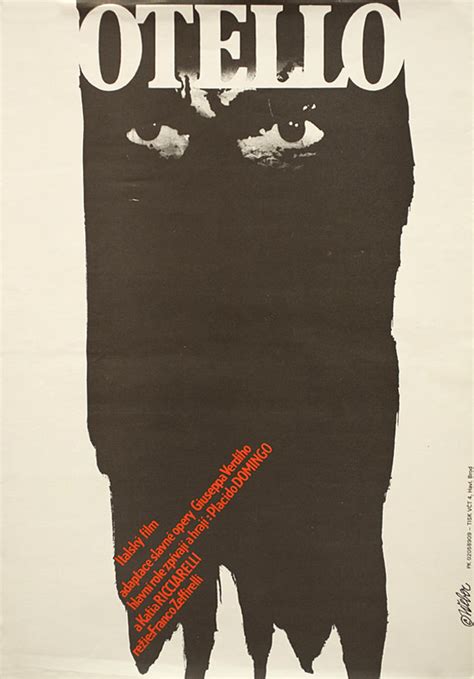 Othello Original 1986 Czech A3 Movie Poster - Posteritati Movie Poster Gallery