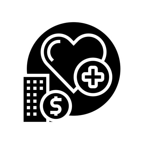 health care benefits glyph icon vector illustration 10327273 Vector Art at Vecteezy