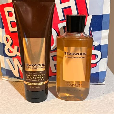 Bath Body Works Grooming New Bath Body Works Mens Teakwood Set